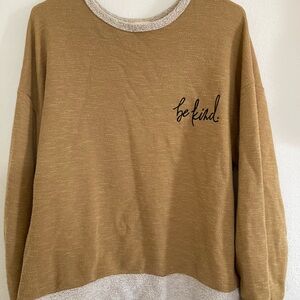 Be Kind Women's Tan Sweater